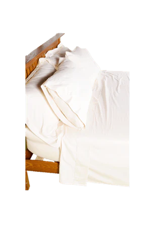100% Organic Cotton Sateen Sheets - Natural Color - Image 3
